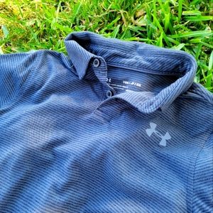 Boys youth small Under Armour polo collared shirt